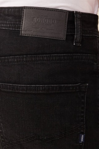 Calças de ganga tapered  - Preto