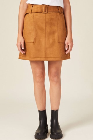 Saia direita - Castanho