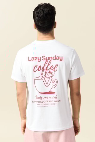 T-shirt direita - Branco