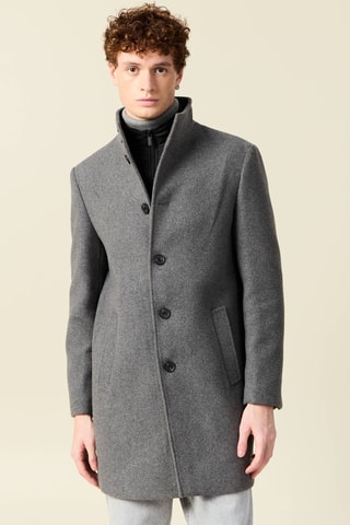Wollen Jas - Grijs