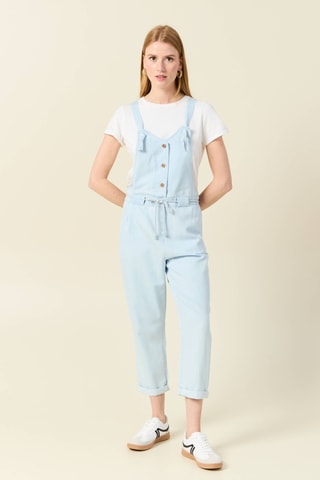 Jardineiras de ganga - Azul-claro