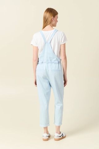 Jardineiras de ganga - Azul-claro