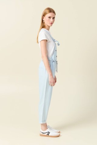 Jardineiras de ganga - Azul-claro