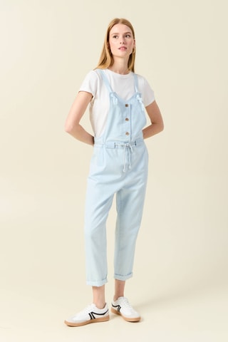 Jardineiras de ganga - Azul-claro