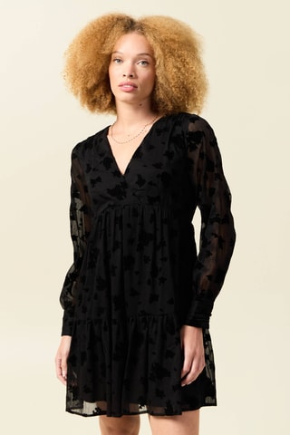 Vestido direito - Preto