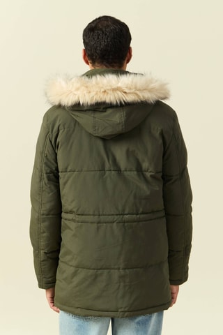 Parka met Capuchon - Kaki