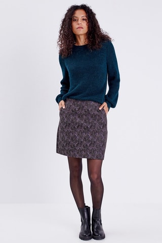 Saia direita Palmjackicf - Azul