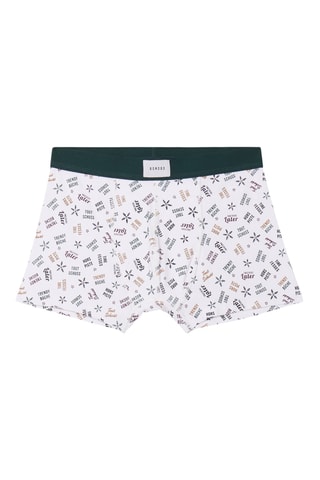 Biologisch Katoenen Boxer - Wit