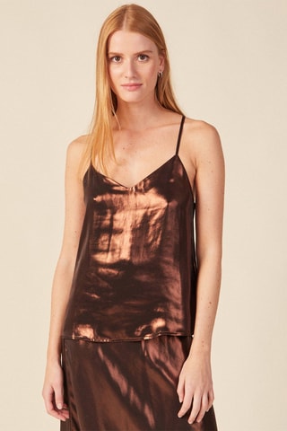 Camisola interior eco-responsável  - Castanho