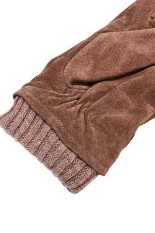 Luvas em couro  - Bege