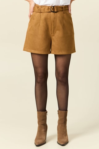 Calções  - Castanho