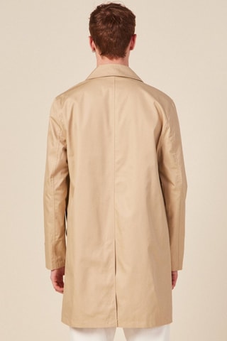 Trenchcoat van biologisch katoen - Beige