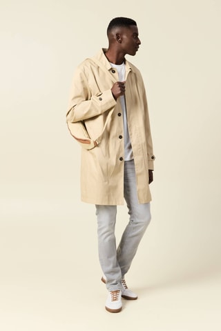 Calças de ganga em algodão biológico  - Cinzento