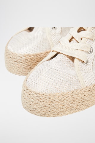 Alpargatas com cunha - Cru