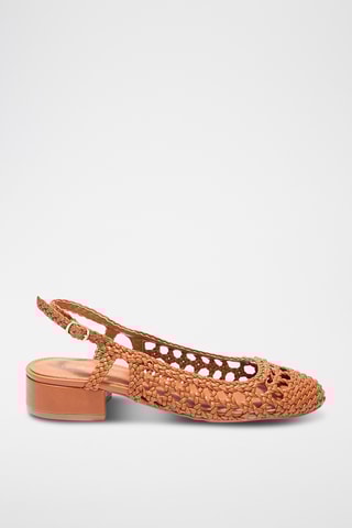 Sandálias de salto  - Castanho