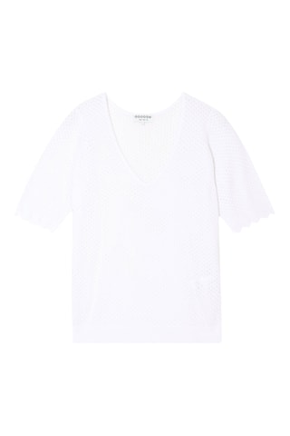 Top em algodão biológico. - Branco