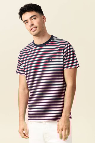 T-shirt direita - Azul-marinho