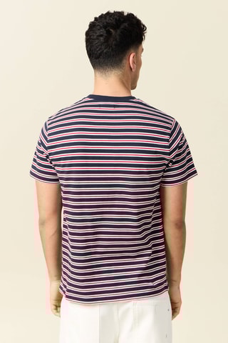 T-shirt direita - Azul-marinho