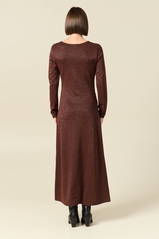 Vestido comprido - Castanho