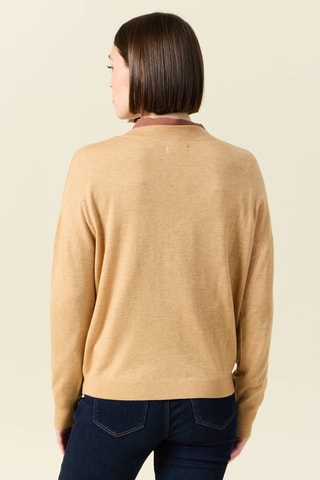 Camisola em lã - Castanho