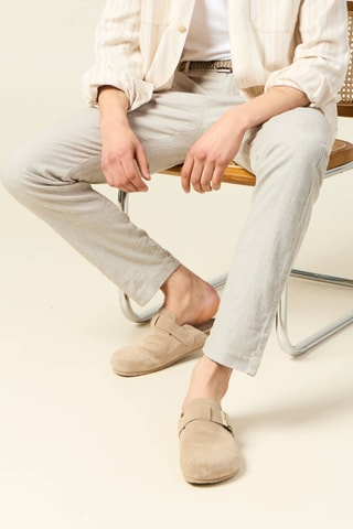 Linnen Chino - Grijs