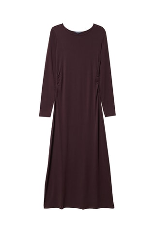 Vestido midi - Castanho