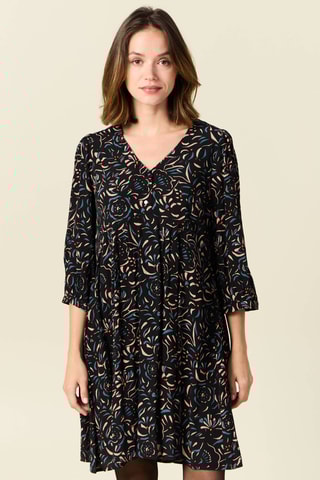 Vestido estilo patinadora - Preto