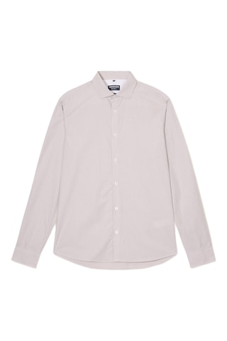 Camisa em algodão biológico - Cinzento