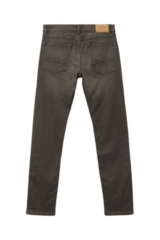 Calças de ganga straight - Castanho