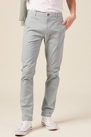 Biologisch Katoenen Chino - Blauw