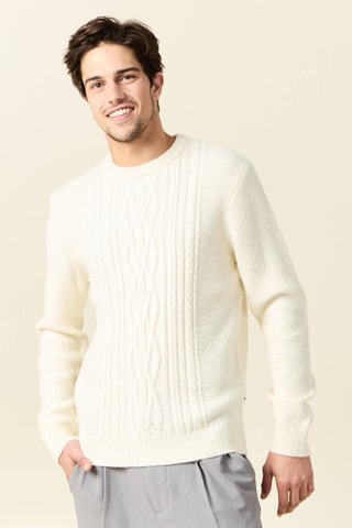 Alpacawollen Trui - Ecru