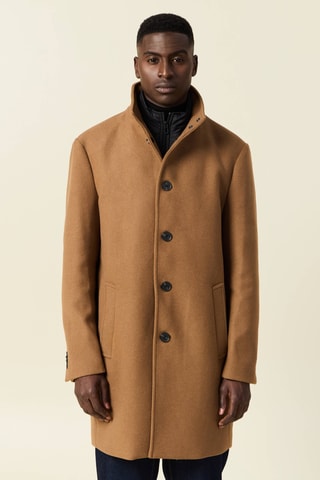 Wollen Jas - Bruin
