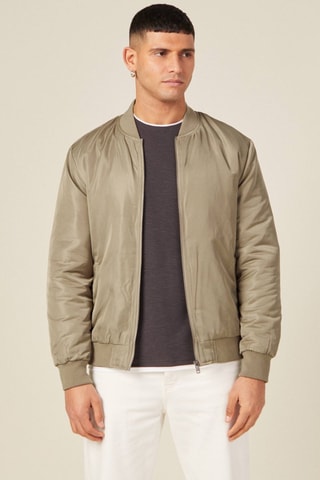 Milieuvriendelijk bomberjack - Grijs