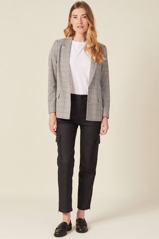 Calças cargo 7/8 - Preto