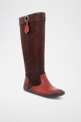Botas de couro Hohigh - Vermelho