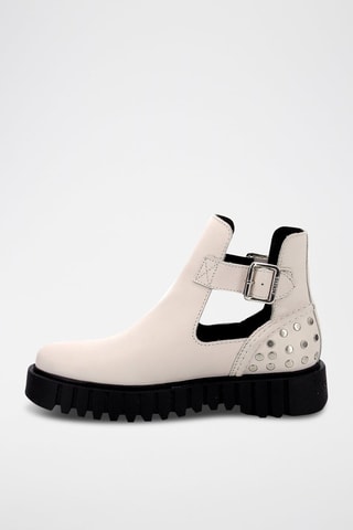 Stivaletti in pelle Kick Fantasy - Bianco