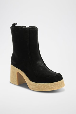 Stivaletti in pelle scamosciata Kick Celest - Nero