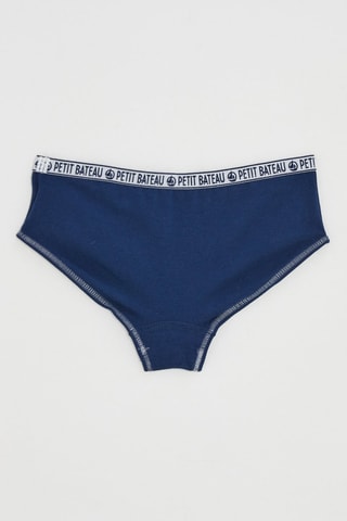 2 cuecas - Azul-marinho e cinzento-claro mesclado