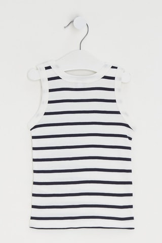 2 camisolas de alças - Branco e preto