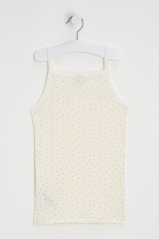 3 camisolas de alças - Bege