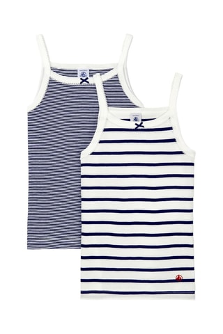 2 canotte - Bianco e navy