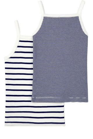 2 canotte - Bianco e navy