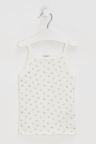 Camisola de alças - Branco