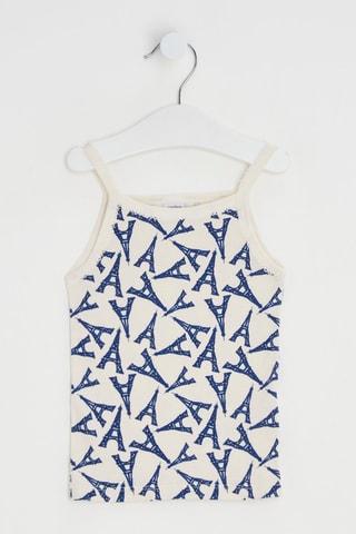 Camisola de alças - Branco