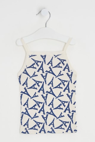 Camisola de alças - Branco