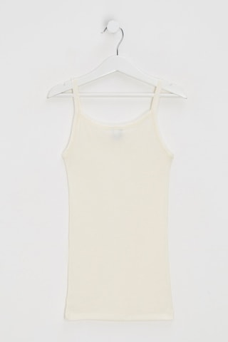 Canotta in lana - Ecrù