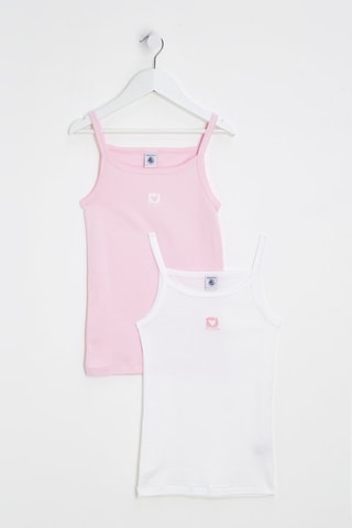 2 canotte - Rosa e bianco