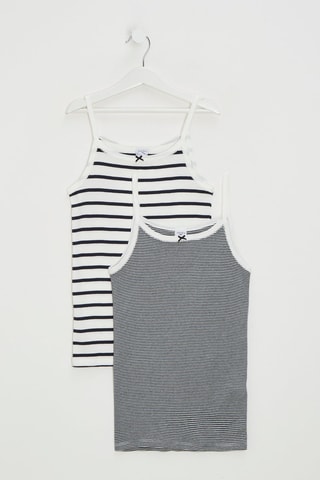 2 canotte - Nero e bianco