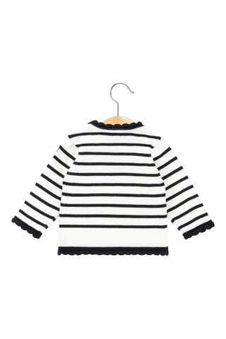 Camisola Omala - Branco e azul-marinho - Terre de Marins