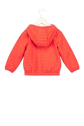 Casaco com capuz Malie - Coral